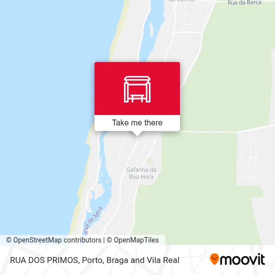 RUA DOS PRIMOS map
