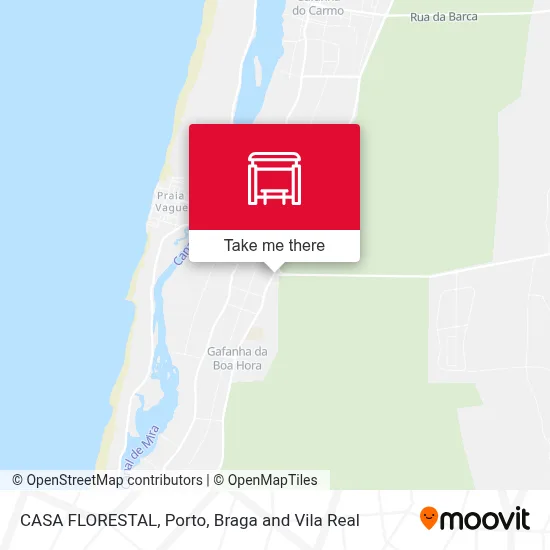 CASA FLORESTAL map