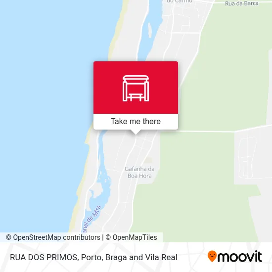 RUA DOS PRIMOS map
