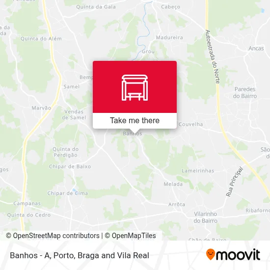 Banhos - A map