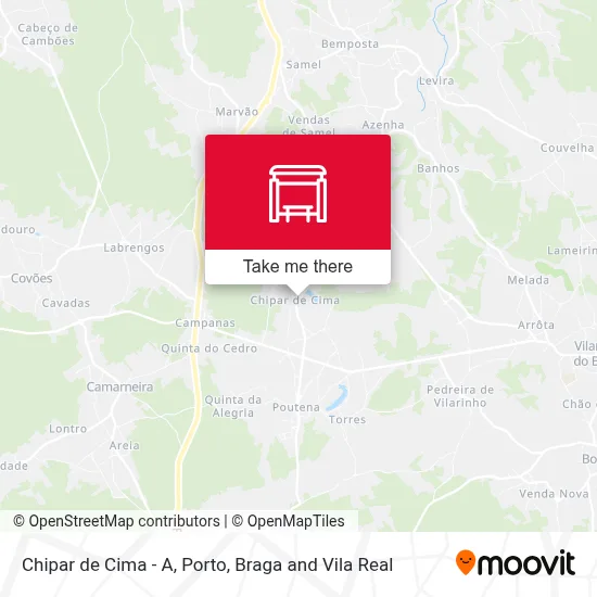 Chipar de Cima - A map