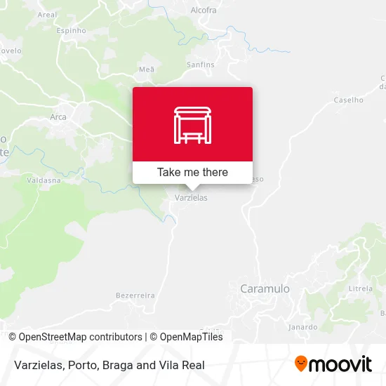 Varzielas map