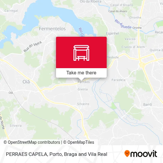 PERRAES  CAPELA map