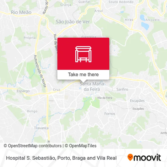 Hospital S. Sebastião map