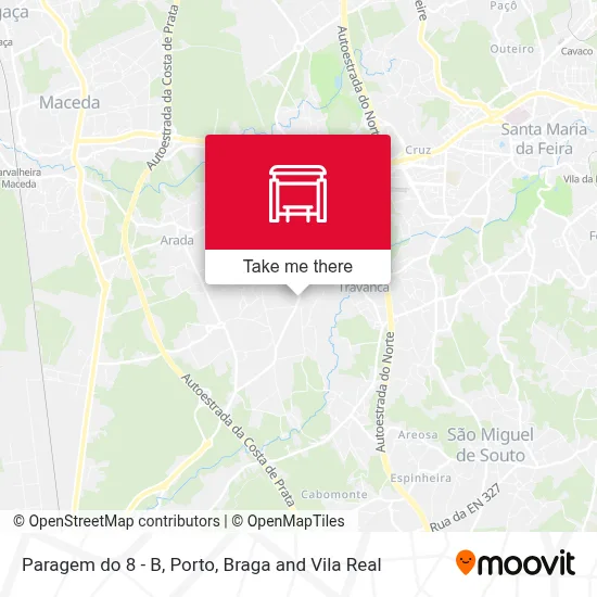 Paragem do 8 - B map