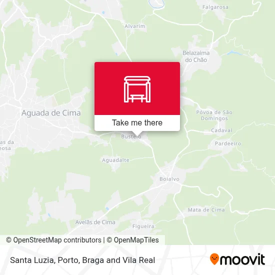 Santa Luzia map