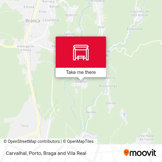 Carvalhal map
