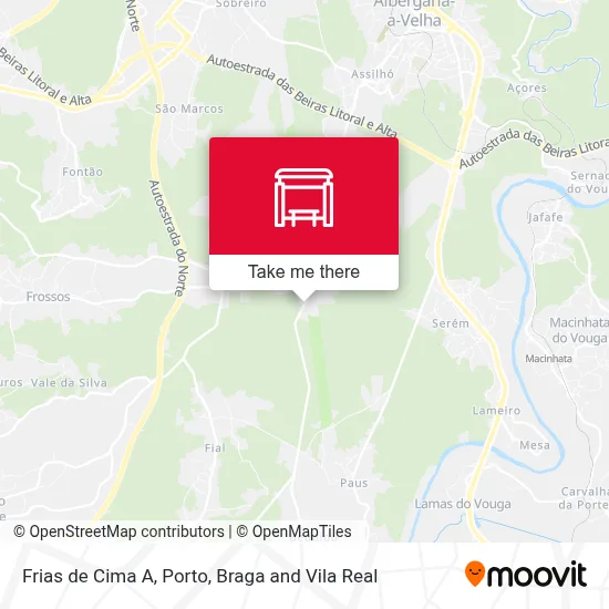 Frias de Cima A map