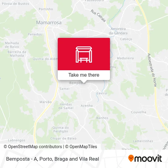 Bemposta - A map