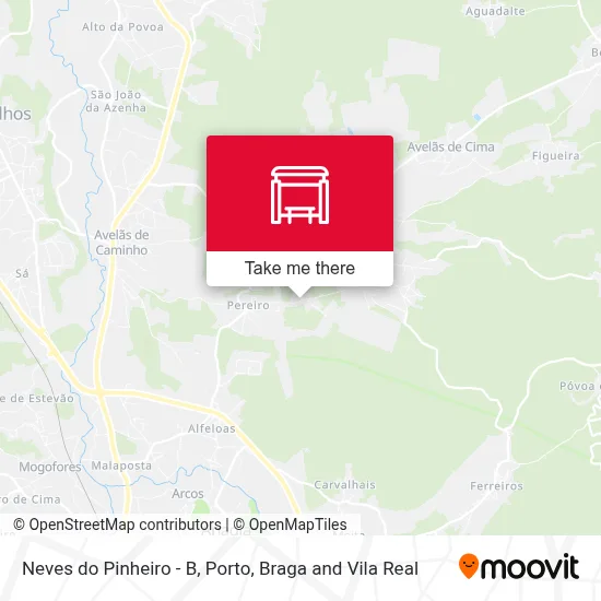 Neves do Pinheiro - B map
