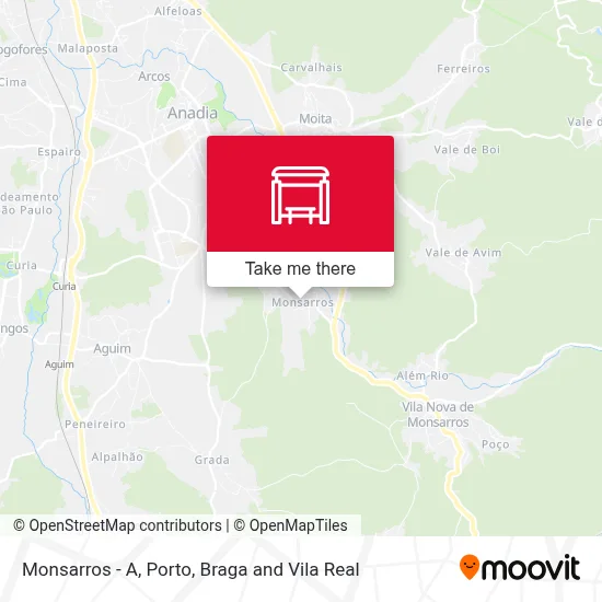 Monsarros - A map