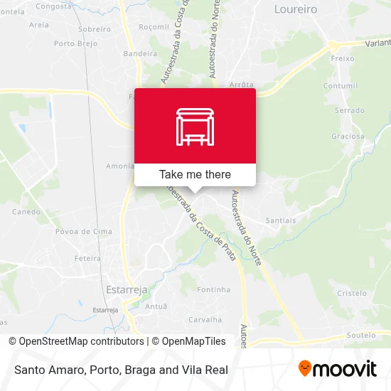 Santo Amaro map