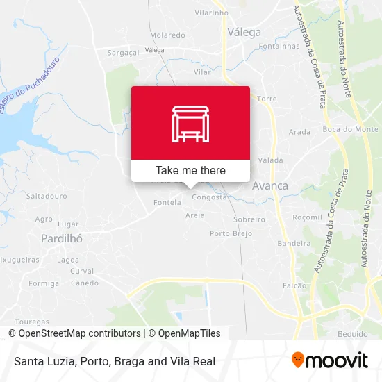 Santa Luzia map