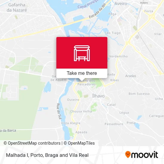 Malhada I map