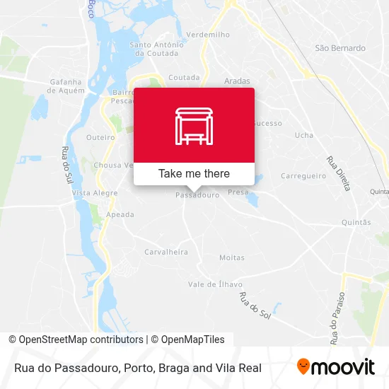 Rua do Passadouro map