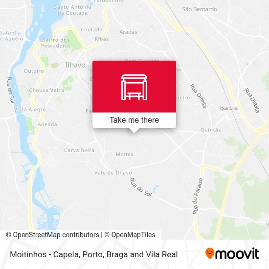 Moitinhos - Capela map