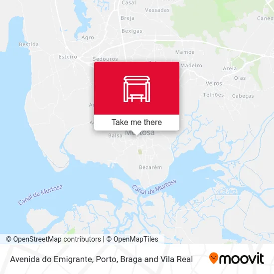 Avenida do Emigrante map