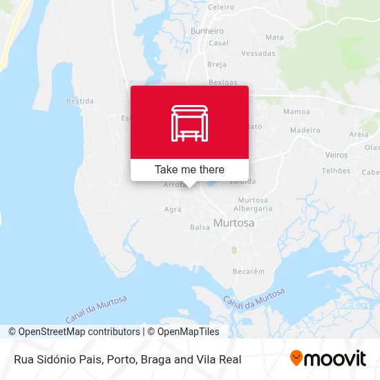 Rua Sidónio Pais map