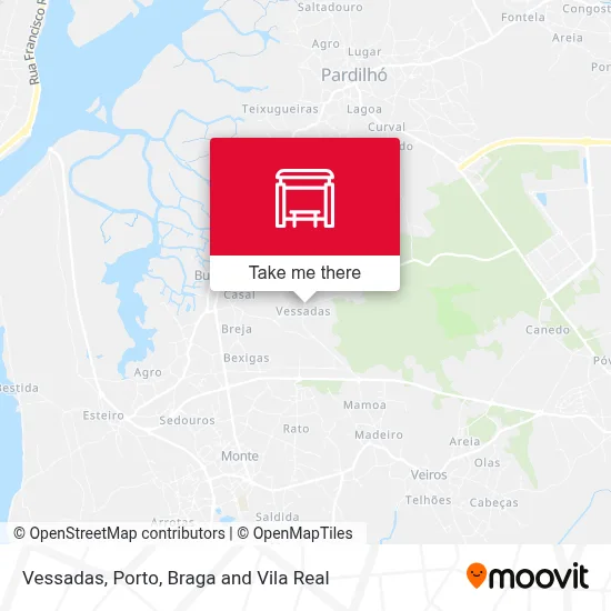 Vessadas map