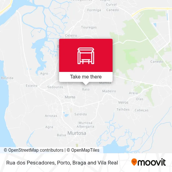 Rua dos Pescadores map