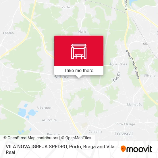 VILA NOVA  IGREJA SPEDRO map