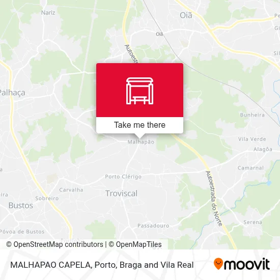 MALHAPAO  CAPELA map
