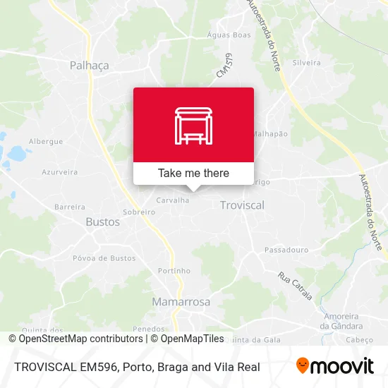 TROVISCAL  EM596 map