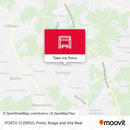 PORTO CLERIGO map