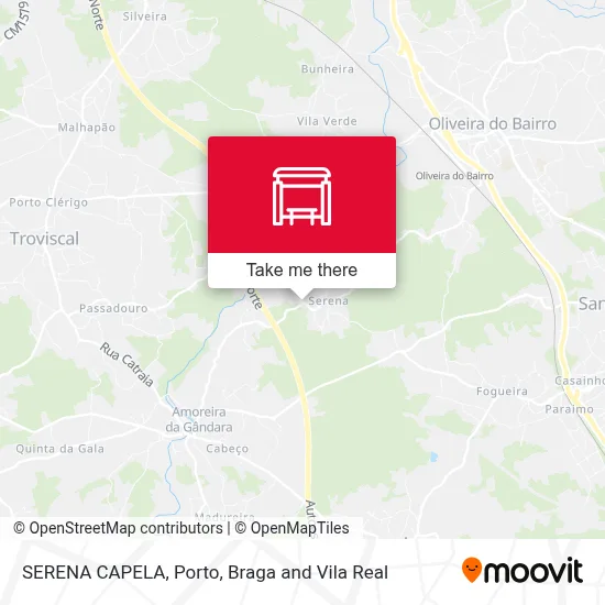 SERENA  CAPELA map