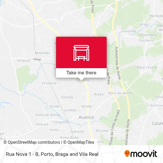 Rua Nova 1 - B map