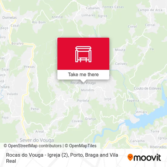 Rocas do Vouga - Igreja (2) map