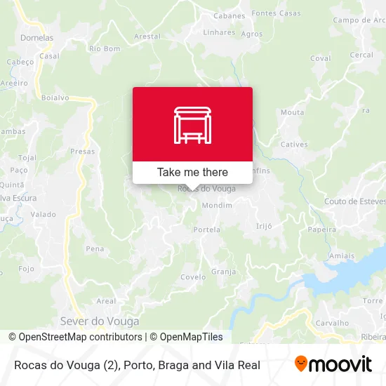 Rocas do Vouga (2) map