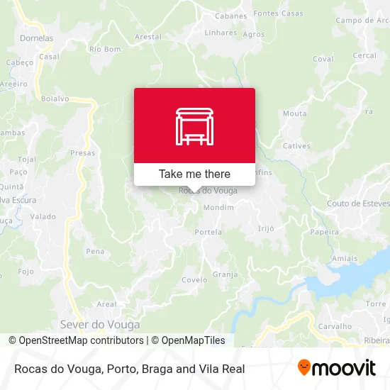 Rocas do Vouga map