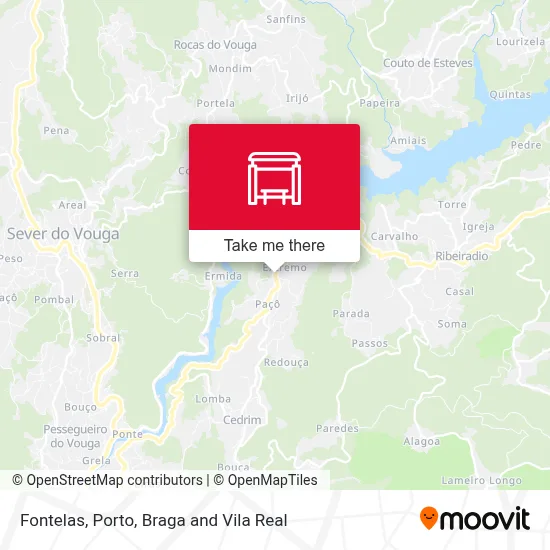 Fontelas map