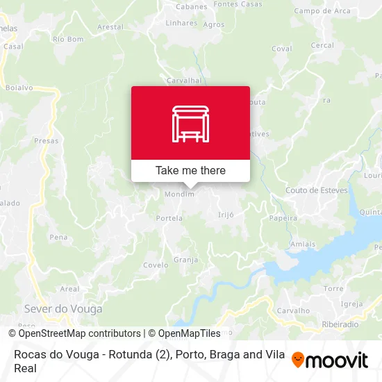 Rocas do Vouga - Rotunda (2) map