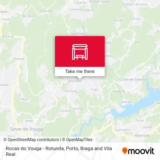 Rocas do Vouga - Rotunda map