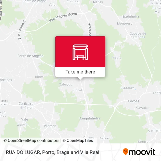 RUA DO LUGAR map