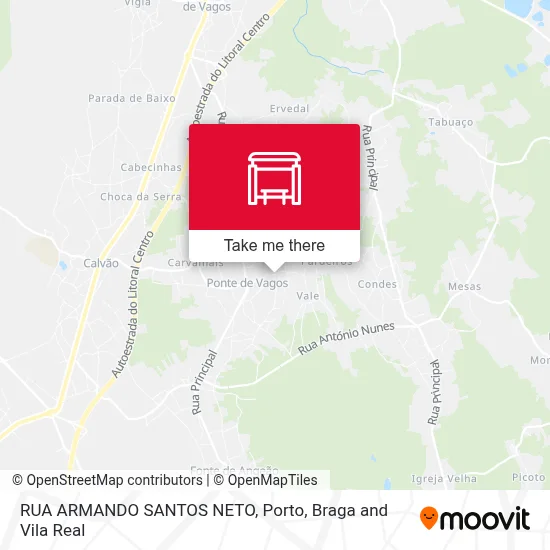 RUA  ARMANDO SANTOS NETO map