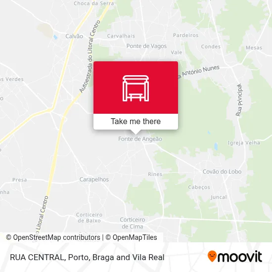 RUA CENTRAL map