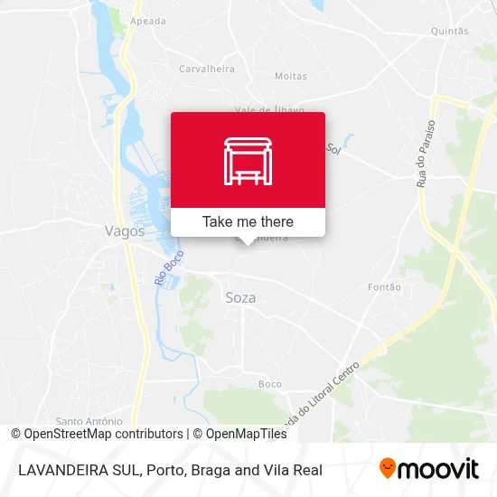 LAVANDEIRA SUL map