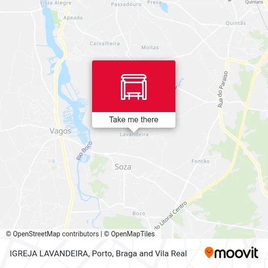 IGREJA LAVANDEIRA map
