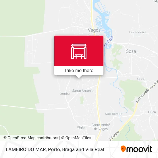 LAMEIRO DO MAR map