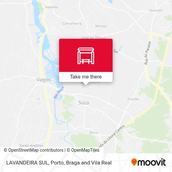 LAVANDEIRA SUL map