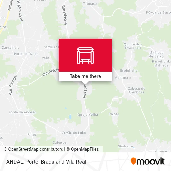 ANDAL mapa