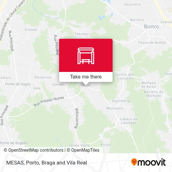 MESAS map