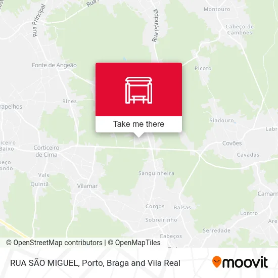 RUA SÃO MIGUEL map