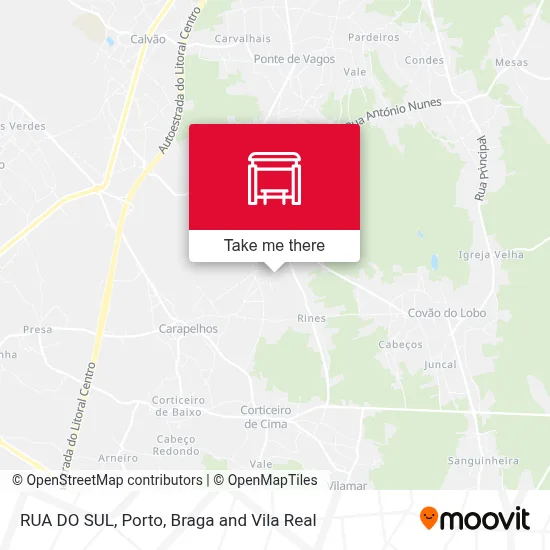 RUA DO SUL map