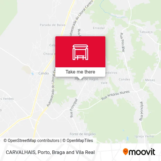 CARVALHAIS map