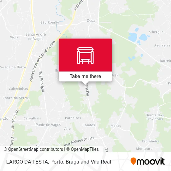 LARGO DA FESTA map