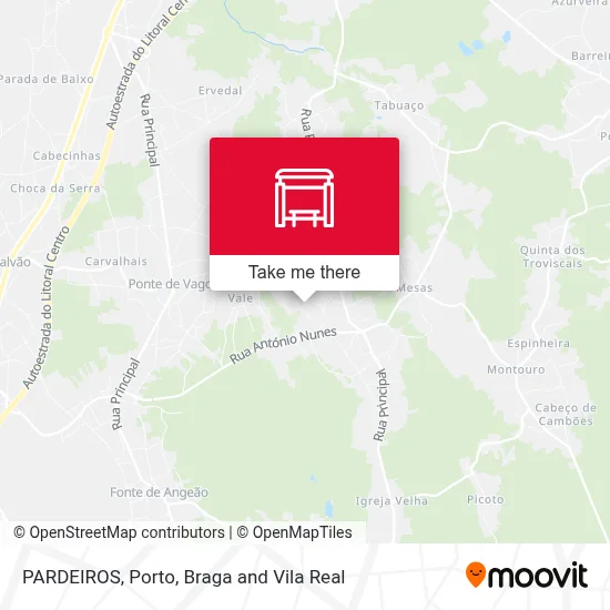 PARDEIROS map